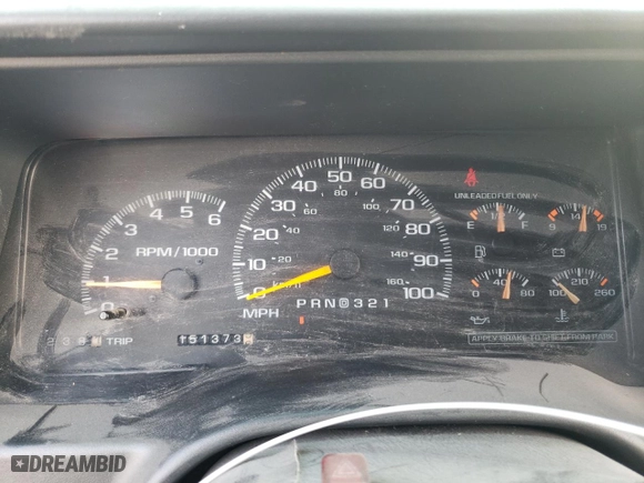 1999 Chevrolet Tahoe Z71 with VIN 1GNEK13R2XJ523810, listed as a Copart auction lot 64247874 with 151,373 mi miles and Salvage Title. Bid and sale history available at carsss.com. Image 9.