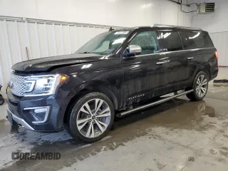 2021 Ford Expedition Max Platinum with VIN 1FMJK1MT2MEA56826, listed as a Copart auction lot 73131304 with 46,900 mi miles and Salvage title. Bid and sale history available at DreamBid. Image 1.