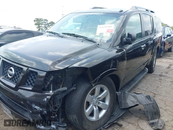 2014 Nissan Armada SV z VIN 5N1BA0ND9EN604508, wystawiony jako IAAI lot #42159309 z przebiegiem 180 231 mil mil oraz . Historia ofert i sprzedaży dostępna na DreamBid. Obrazek 6.