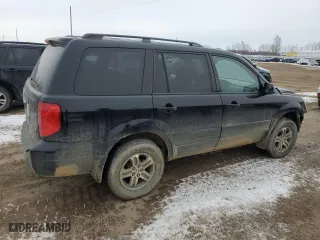 2003 Honda Pilot EX with VIN 2HKYF18583H527654, listed as a Copart auction lot 44791905 with 205,623 mi miles and Clean Title. Bid and sale history available at carsss.com. Image 3.