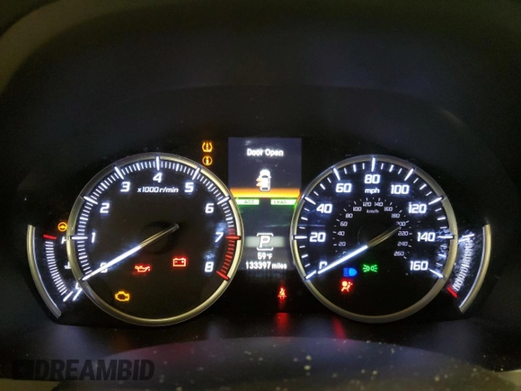 2018 Acura MDX w/Technology Pkg with VIN 5J8YD4H59JL020621, listed as a Copart auction lot 47530355 with 133,397 mi miles and Non Repairable. Bid and sale history available at carsss.com. Image 9.