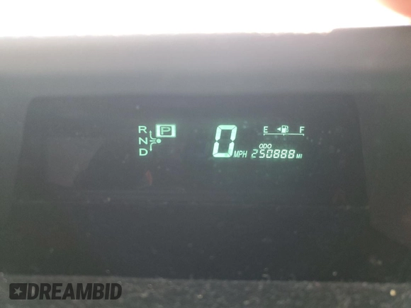 2007 Toyota Prius with VIN JTDKB20U073224783, listed as a Copart auction lot 55449725 with 250,888 mi miles and Clean Title. Bid and sale history available at carsss.com. Image 9.