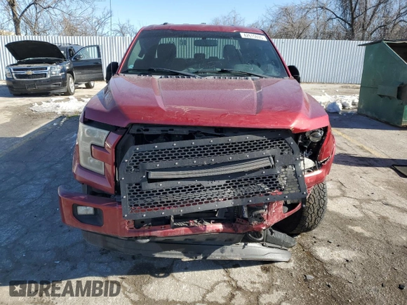 2015 Ford F-150 XLT with VIN 1FTFX1EG0FKF04224, listed as a Copart auction lot 42615695 with 127,753 mi miles and Clean Title. Bid and sale history available at carsss.com. Image 5.