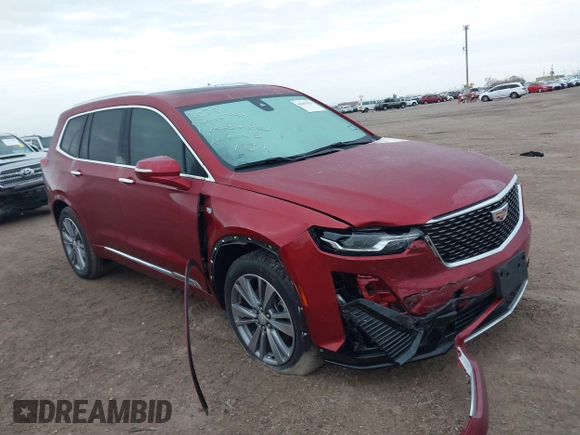 2024 Cadillac XT6 FWD Premium Luxury with VIN 1GYKPCRS4RZ753639, listed as a IAAI auction lot 41607025 with 2,743 mi miles. Bid and sale history available at carsss.com. Image 13.