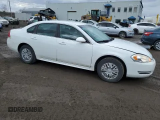 2012 Chevrolet Impala LS Retail with VIN 2G1WA5E36C1118854, listed as a Copart auction lot 55128075 with 200,199 mi miles and Salvage title. Bid and sale history available at DreamBid. Image 4.