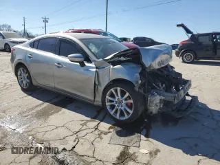 2014 Mazda Mazda6 i Touring with VIN JM1GJ1T58E1104066, listed as a Copart auction lot 46655205 with 130,857 mi miles and Salvage Title. Bid and sale history available at carsss.com. Image 4.