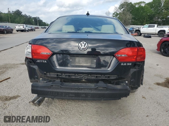 2013 Volkswagen Jetta Sedan SE w/Convenience/Sunroof with VIN 3VWDX7AJXDM436173, listed as a Copart auction lot 51702315 with 145,963 mi miles and Salvage Title. Bid and sale history available at carsss.com. Image 6.