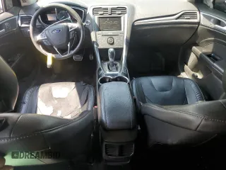 2014 Ford Fusion Titanium with VIN 3FA6P0K95ER210317, listed as a Copart auction lot 54489555 with 109,575 mi miles and Salvage Title. Bid and sale history available at carsss.com. Image 8.