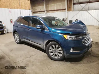2020 Ford Edge Titanium with VIN 2FMPK4K95LBB52172, listed as a Copart auction lot 60884295 with 67,554 mi miles and Salvage title. Bid and sale history available at DreamBid. Image 4.