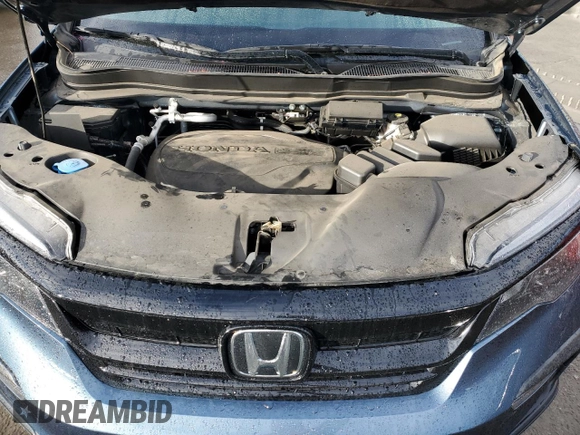 2021 Honda Pilot Special Edition with VIN 5FNYF5H22MB012811, listed as a Copart auction lot 44453855 with 25,782 mi miles and Salvage Title. Bid and sale history available at DreamBid. Image 12.