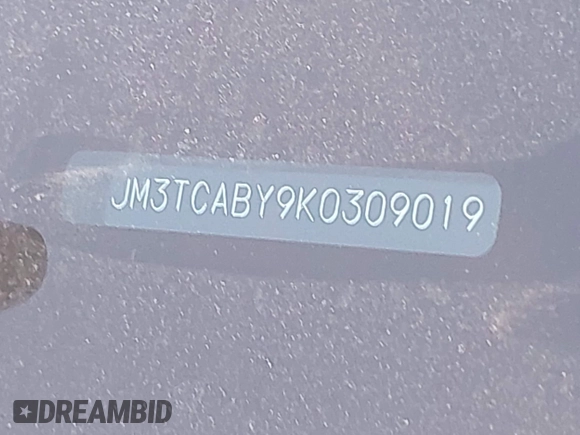 2019 Mazda CX-9 Sport с VIN JM3TCABY9K0309019, выставлен на аукционе IAAI как лот 41703012 с пробегом 64 390 миль миль и . История ставок и продаж доступна на DreamBid. Изображение 9.