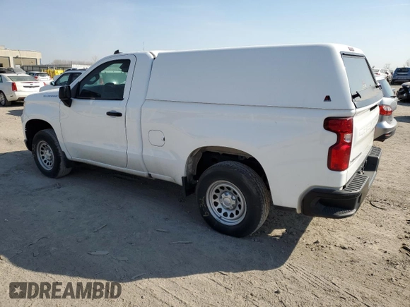 2023 Chevrolet Silverado 1500 Work Truck with VIN 3GCNAAEK4PG355102, listed as a Copart auction lot 48812345 with 72,008 mi miles and Clean Title. Bid and sale history available at carsss.com. Image 2.