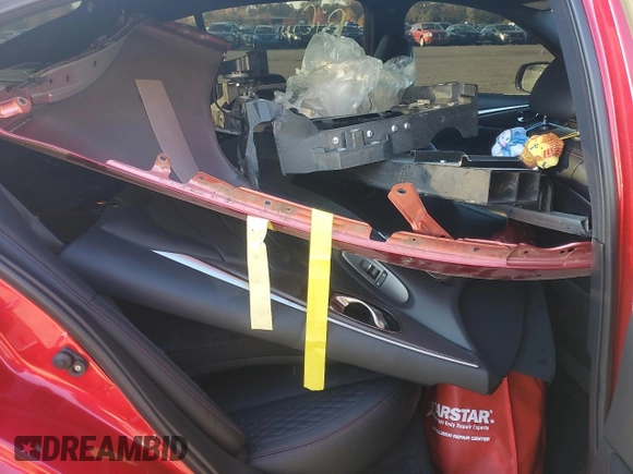 2021 Infiniti Q50 Red Sport 400 с VIN JN1FV7DR2MM880035, выставлен на аукционе Copart как лот 79927014 с пробегом 21 186 миль миль и Списание • Salvage title. История ставок и продаж доступна на DreamBid. Изображение 10.