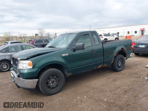 2007 Ford F-150 XL with VIN 1FTRF12287NA51298, listed as a IAAI auction lot 42100081 with 174,989 mi miles. Bid and sale history available at carsss.com. Image 2.