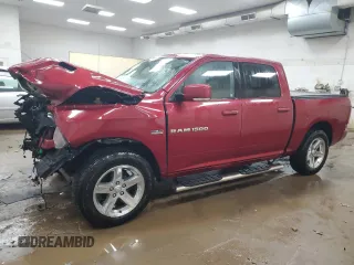 2012 Ram 1500 Sport with VIN 1C6RD7MT0CS345330, listed as a Copart auction lot 84722734 with 109,291 mi miles and Clean Title. Bid and sale history available at carsss.com. Image 1.