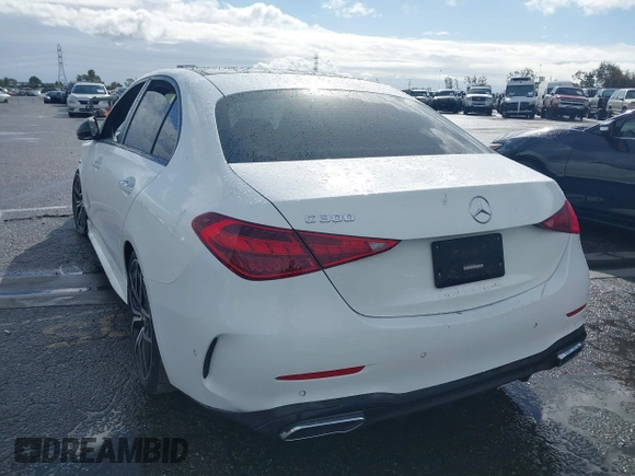 2022 Mercedes-Benz C 300 with VIN W1KAF4GB6NR018013, listed as a IAAI auction lot 41735214 with 33,179 mi miles and . Bid and sale history available at DreamBid. Image 3.