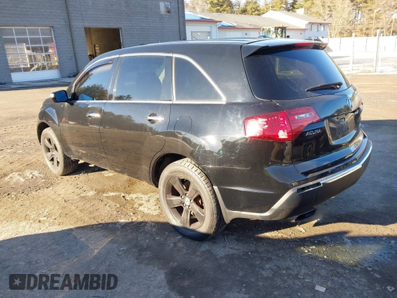 2011 Acura MDX with VIN 2HNYD2H24BH540873, listed as a IAAI auction lot 41451587 with 188,326 mi miles. Bid and sale history available at carsss.com. Image 3.