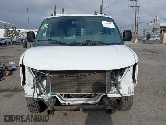 2019 GMC Savana Cargo with VIN 1GTW7AFPXK1287974, listed as a IAAI auction lot 41923464 with 148,348 mi miles and . Bid and sale history available at DreamBid. Image 6.