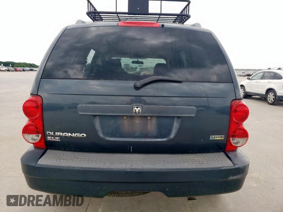 2007 Dodge Durango SLT z VIN 1D8HD48P87F581689, wystawiony jako Copart lot #54937005 z przebiegiem Nie podano mil oraz Szkoda całkowita • Salvage title. Historia ofert i sprzedaży dostępna na DreamBid. Obrazek 6.