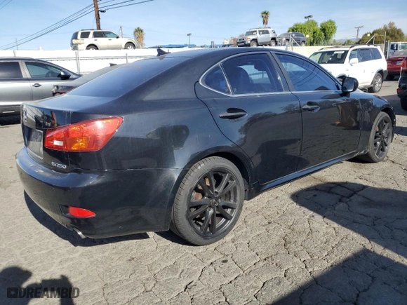 2008 Lexus IS 250 with VIN JTHBK262685058375, listed as a Copart auction lot 85350244 with 179,989 mi miles and Clean Title. Bid and sale history available at carsss.com. Image 3.