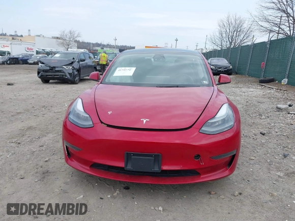 2022 Tesla Model 3 with VIN 5YJ3E1EA3NF333128, listed as a IAAI auction lot 41719743 with Not Provided miles. Bid and sale history available at carsss.com. Image 11.