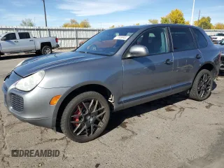 2006 Porsche Cayenne Turbo with VIN WP1AC29P36LA91830, listed as a Copart auction lot 77009944 with 155,390 mi miles and Salvage Title. Bid and sale history available at carsss.com. Image 1.