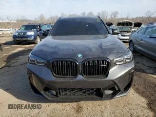 2024 BMW X3 M with VIN 5YM13EC09R9U80334, listed as a Copart auction lot 46071535 with 9,063 mi miles and Salvage Title. Bid and sale history available at carsss.com. Image 5.