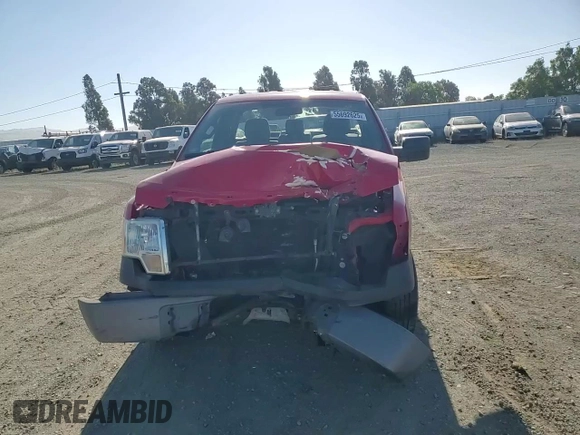 2014 Ford F-150 XL with VIN 1FTMF1CM7EKE41673, listed as a Copart auction lot 55692625 with 48,483 mi miles and Salvage title. Bid and sale history available at DreamBid. Image 13.