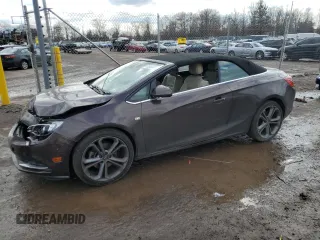 2017 Buick Cascada Premium with VIN W04WH3N5XHG001582, listed as a Copart auction lot 43045885 with 75,173 mi miles and Salvage Title. Bid and sale history available at DreamBid. Image 1.