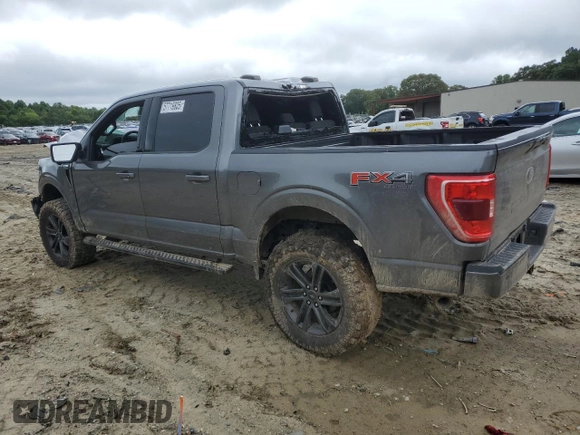 2022 Ford F-150 XL with VIN 1FTFW1E54NFC33872, listed as a Copart auction lot 57719805 with 56,329 mi miles and Salvage title. Bid and sale history available at DreamBid. Image 2.