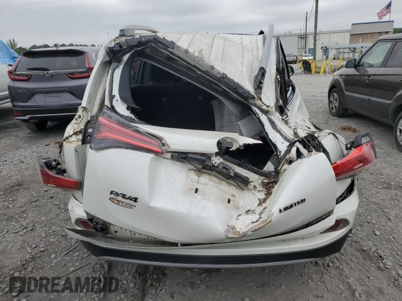 2017 Toyota RAV4 Limited with VIN JTMYFREV8HJ708660, listed as a Copart auction lot 54172205 with 57,091 mi miles and Salvage Title. Bid and sale history available at DreamBid. Image 6.