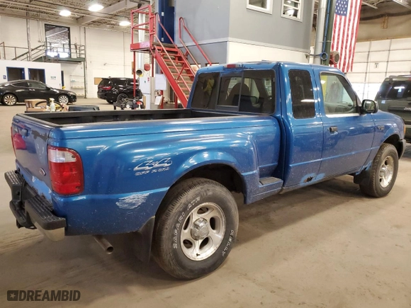 2001 Ford Ranger XL Fleet with VIN 1FTZR15E11TA56827, listed as a Copart auction lot 49925285 with 146,737 mi miles and Clean Title. Bid and sale history available at carsss.com. Image 3.