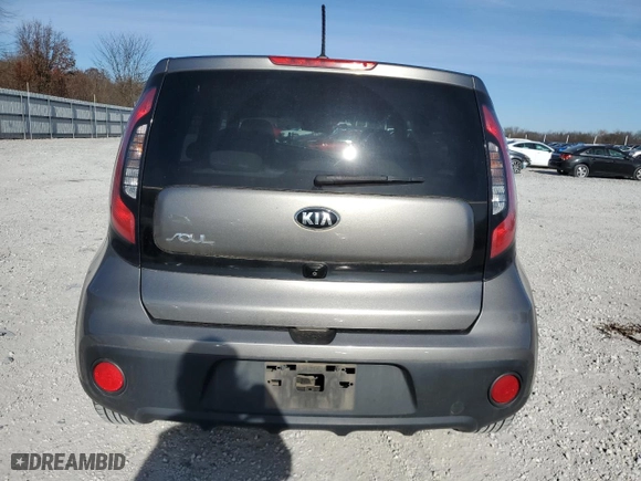 2019 Kia Soul with VIN KNDJN2A28K7643837, listed as a Copart auction lot 84820324 with 53,152 mi miles and Salvage Title. Bid and sale history available at carsss.com. Image 6.