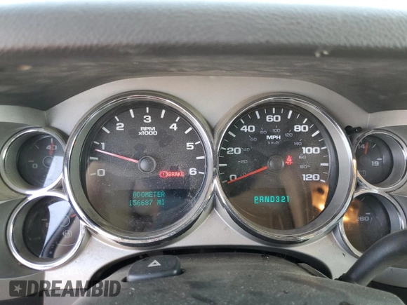 2007 Chevrolet Silverado 1500 LT w/1LT with VIN 2GCEC19J971680915, listed as a Copart auction lot 70333064 with 156,687 mi miles and Salvage Title. Bid and sale history available at carsss.com. Image 9.