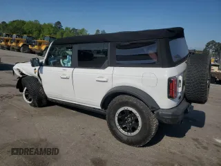 2023 Ford Bronco с VIN 1FMEE5DPXPLB63867, выставлен на аукционе Copart как лот 53782605 с пробегом 46 858 миль миль и Списание • Salvage title. История ставок и продаж доступна на DreamBid. Изображение 2.