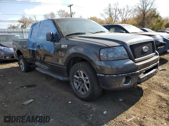 2006 Ford F-150 XLT with VIN 1FTPX14576NA19050, listed as a Copart auction lot 77426344 with 191,587 mi miles and Salvage title. Bid and sale history available at DreamBid. Image 4.
