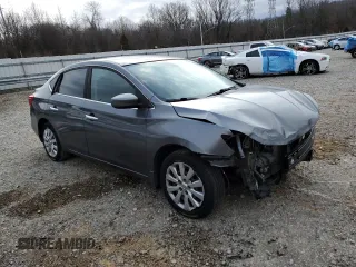 2017 Nissan Sentra SV with VIN 3N1AB7AP2HL662022, listed as a Copart auction lot 44387295 with 146,186 mi miles and Salvage Title. Bid and sale history available at carsss.com. Image 4.