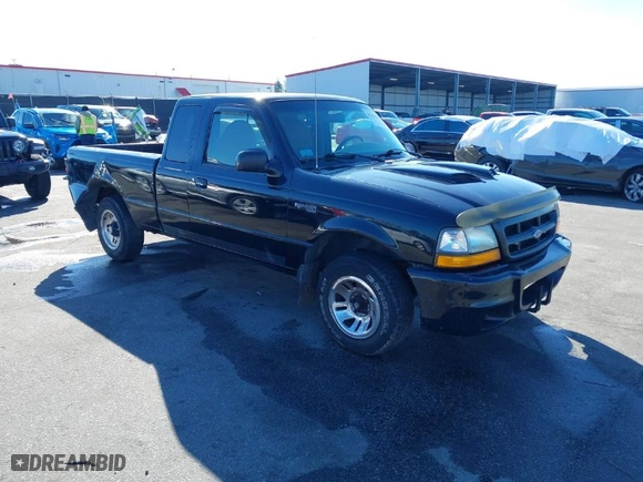 1999 Ford Ranger XL with VIN 1FTYR14X6XTA83979, listed as a IAAI auction lot 41355593 with 201,284 mi miles. Bid and sale history available at carsss.com. Image 1.