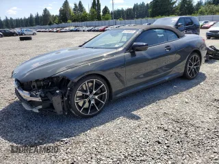2024 BMW 8 Series with VIN WBAFY4C04RCR49114, listed as a Copart auction lot 62846835 with Not provided miles and Salvage title. Bid and sale history available at DreamBid. Image 1.