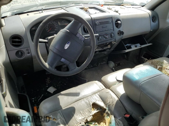 2007 Ford F-150 XL with VIN 1FTRF12247NA08092, listed as a Copart auction lot 53934265 with Not provided miles and Salvage title. Bid and sale history available at DreamBid. Image 8.