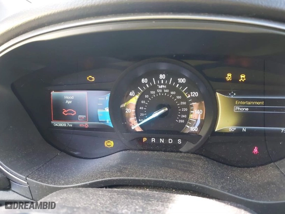 2018 Ford Fusion SE with VIN 3FA6P0HD3JR183110, listed as a IAAI auction lot 41783868 with 43,809 mi miles. Bid and sale history available at carsss.com. Image 7.