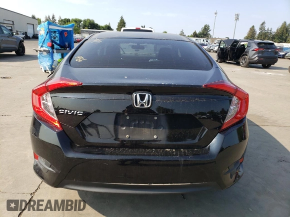 2016 Honda Civic Sedan EX with VIN 2HGFC2F73GH521819, listed as a Copart auction lot 65347194 with 0 mi miles and Salvage Title. Bid and sale history available at carsss.com. Image 6.