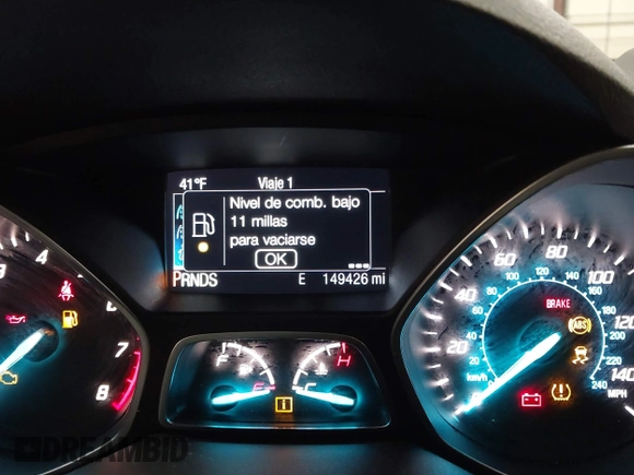 2016 Ford Escape SE with VIN 1FMCU9G95GUC45479, listed as a IAAI auction lot 41517704 with 149,426 mi miles. Bid and sale history available at carsss.com. Image 7.