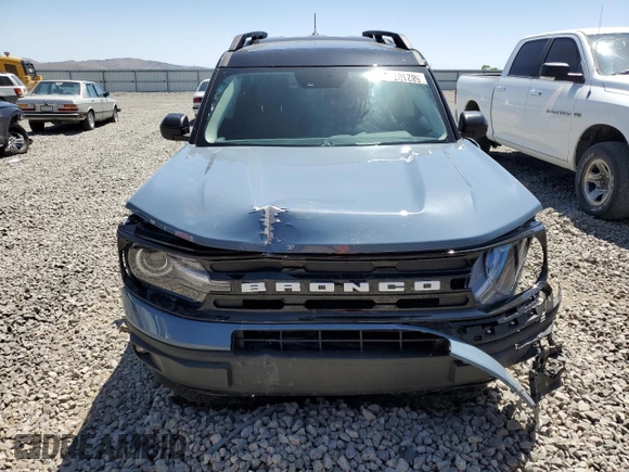 2024 Ford Bronco Sport Outer Banks with VIN 3FMCR9C60RRE65491, listed as a Copart auction lot 58210735 with 6,723 mi miles and Salvage title. Bid and sale history available at DreamBid. Image 5.