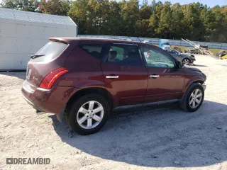 2006 Nissan Murano S with VIN JN8AZ08WX6W518596, listed as a Copart auction lot 78172834 with 218,147 mi miles and Salvage Title. Bid and sale history available at carsss.com. Image 3.
