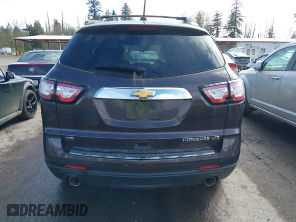 2016 Chevrolet Traverse LTZ with VIN 1GNKVJKDXGJ110887, listed as a IAAI auction lot 41981177 with 119,592 mi miles and . Bid and sale history available at DreamBid. Image 16.