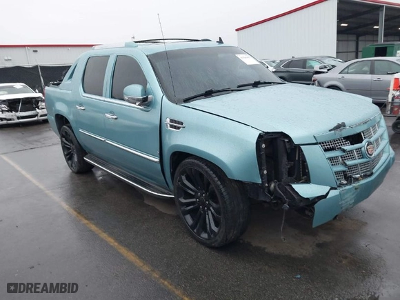 2008 Cadillac Escalade EXT with VIN 3GYFK62868G245669, listed as a IAAI auction lot 41546897 with 243769 miles. Bid and sale history available at carsss.com. Image 1.