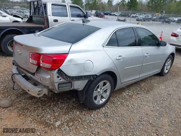 2015 Chevrolet Malibu LS with VIN 1G11A5SL0FU145314, listed as a IAAI auction lot 41748416 with 165,467 mi miles. Bid and sale history available at carsss.com. Image 4.