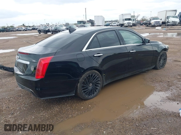 2019 Cadillac CTS Sedan Luxury RWD with VIN 1G6AR5SS9K0100254, listed as a IAAI auction lot 41308877 with 129,821 mi miles. Bid and sale history available at carsss.com. Image 4.