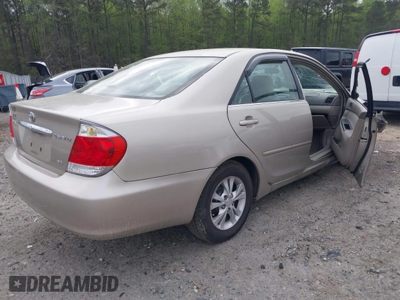 2005 Toyota Camry LE with VIN 4T1BF32K05U093461, listed as a IAAI auction lot 41947197 with 127,630 mi miles and . Bid and sale history available at DreamBid. Image 4.